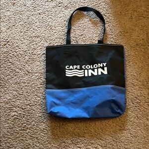 Black and Blue Tote Bag